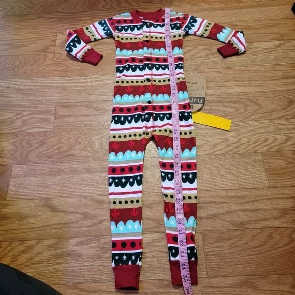 🌲 NEW Christmas Special Delivery One Piece Long Johns Unisex Toddler Pajama - Picture 5 of 8